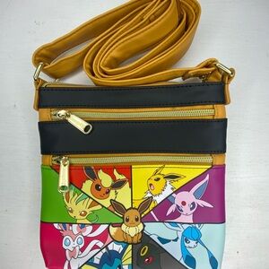 Loungefly Blue and Tan Pokémon Bag